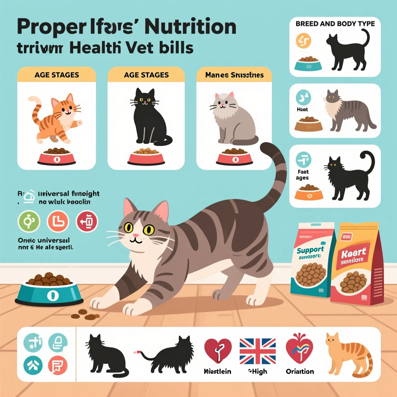 Правильное питание для кота: выбор корма по возрасту, породе и здоровью