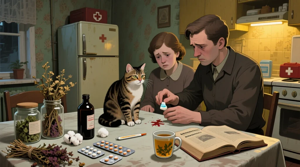 Домашняя аптечка для кота: что должно быть под рукой у ответственного владельца - иллюстрация