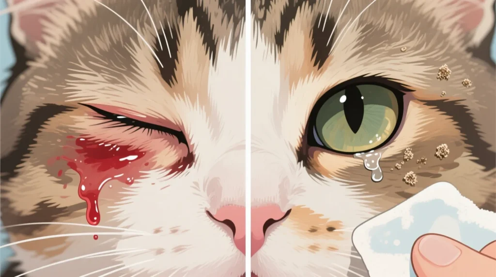 Гигиена кота: как правильно чистить уши, глаза и зубы без стресса для животного - иллюстрация