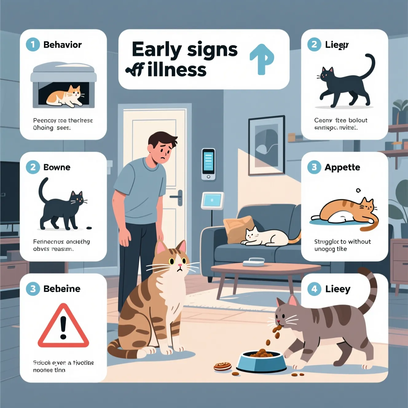 Первые признаки болезней у кота: как вовремя распознать недуг