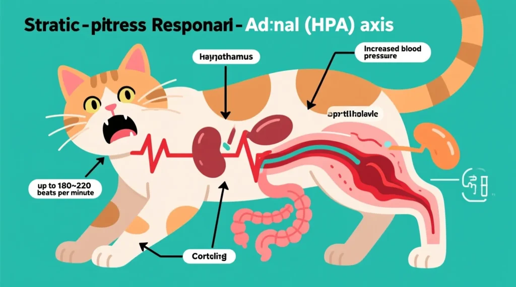 Стресс у котов: как он проявляется и чем опасен для здоровья питомца - иллюстрация