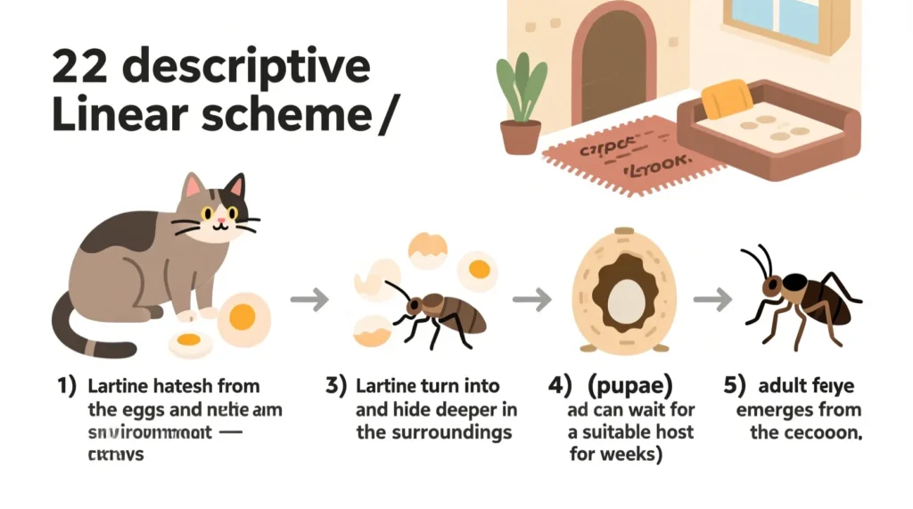 Паразиты у котов: защита от блох, клещей и глистов в домашних и уличных условиях - иллюстрация