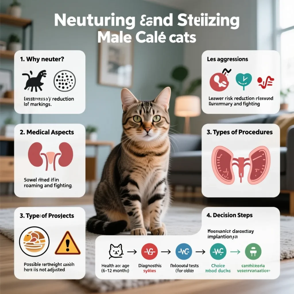 Кастрация и стерилизация котов: влияние на здоровье, поведение и жизнь