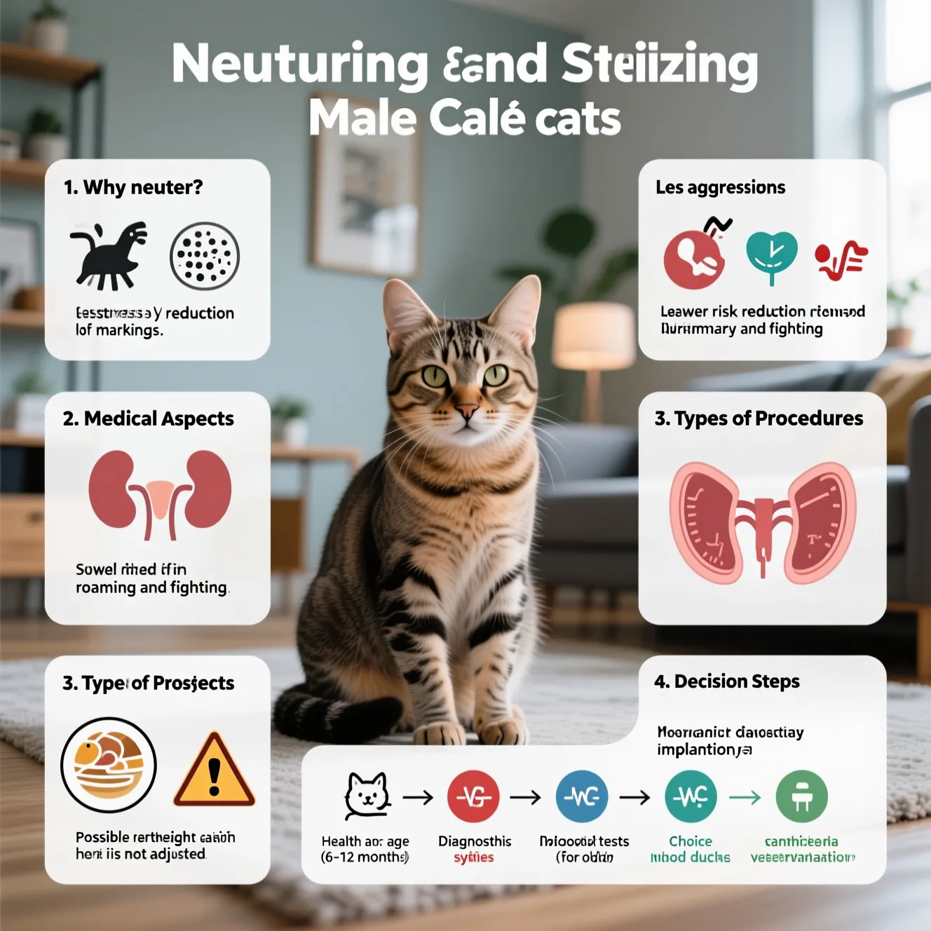 Кастрация и стерилизация котов: влияние на здоровье, поведение и жизнь
