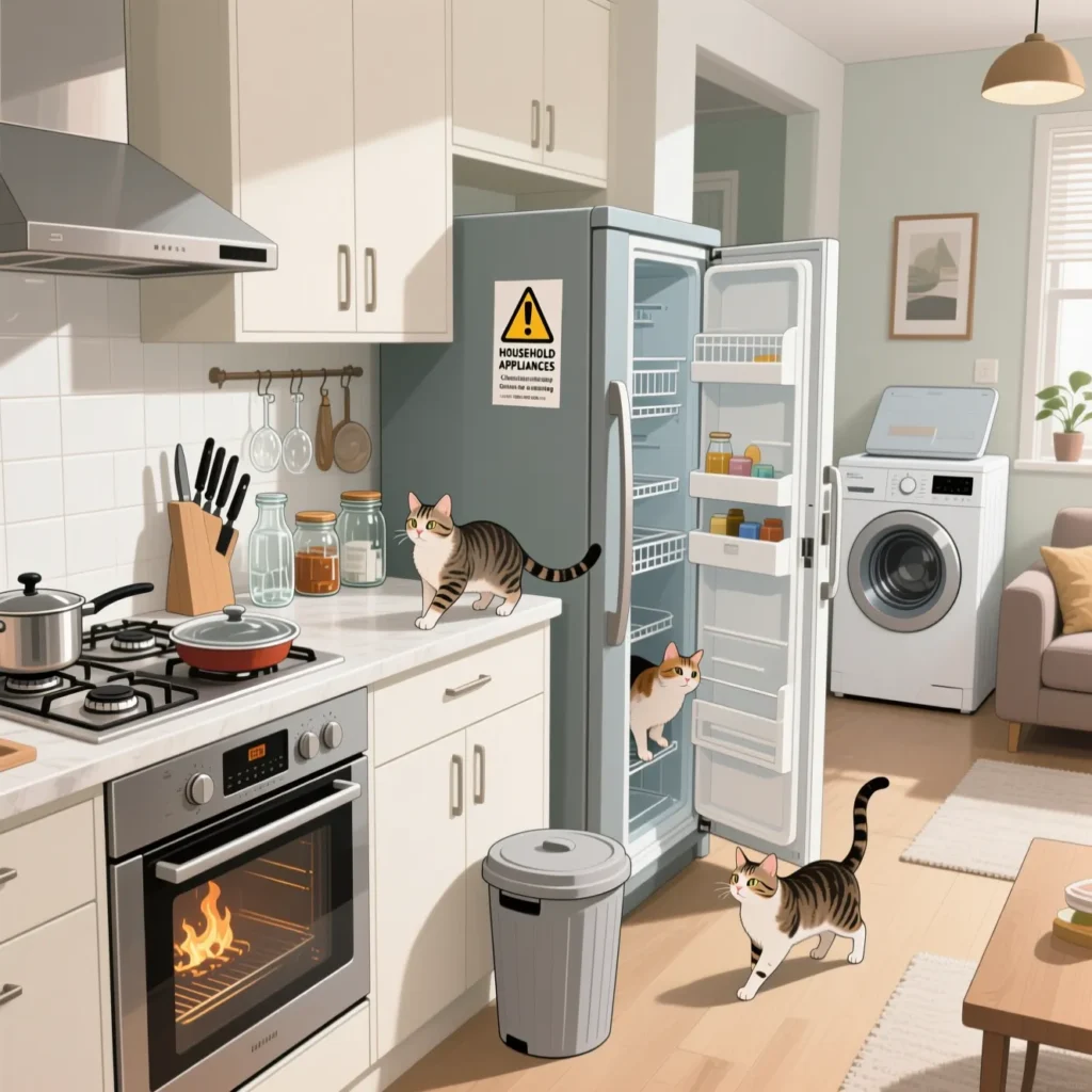 Безопасный дом для кота: что убрать, чтобы избежать травм и отравлений