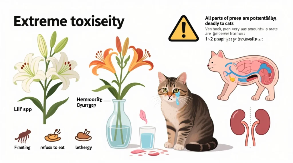 Токсичные для котов растения и продукты: чего никогда не должно быть в миске и зоне доступа - иллюстрация