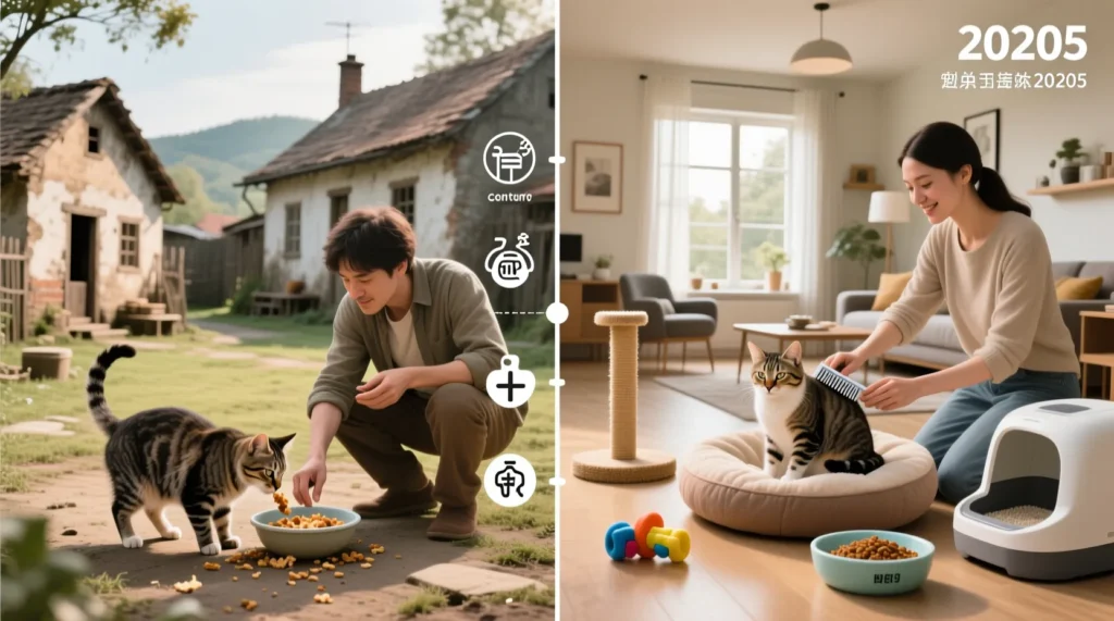 Ежедневный чек-лист ухода за котом: что нужно делать утром, днём и вечером - иллюстрация