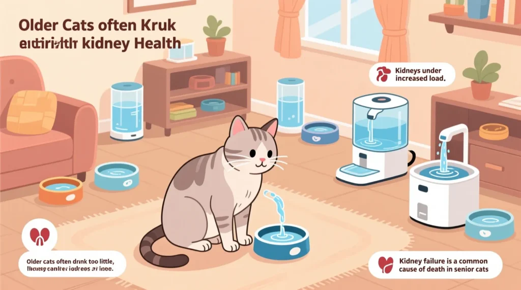 - Уход за пожилым котом: как меняются потребности с возрастом - иллюстрация