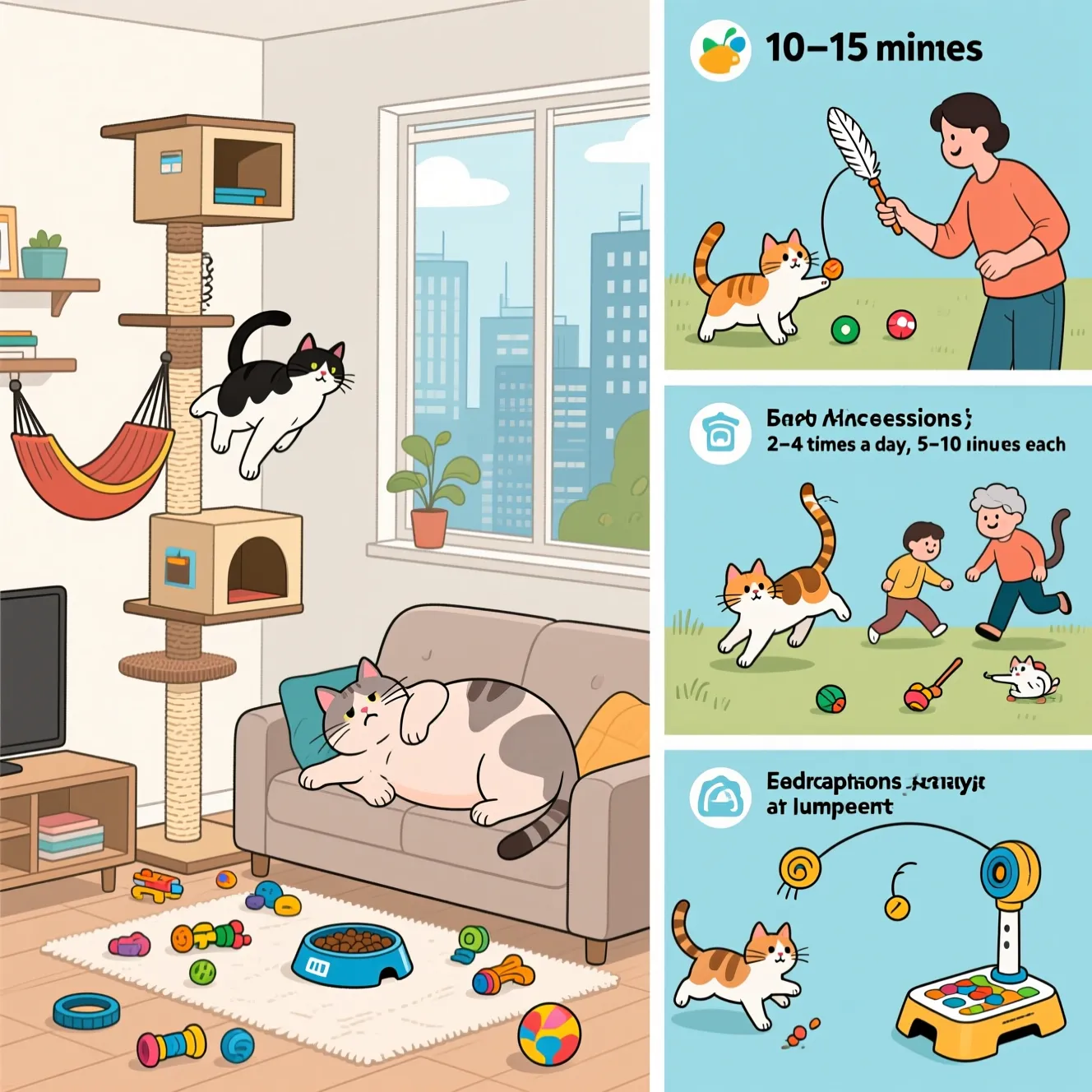 Игры и активность кота: как уберечь питомца от скуки и болезней