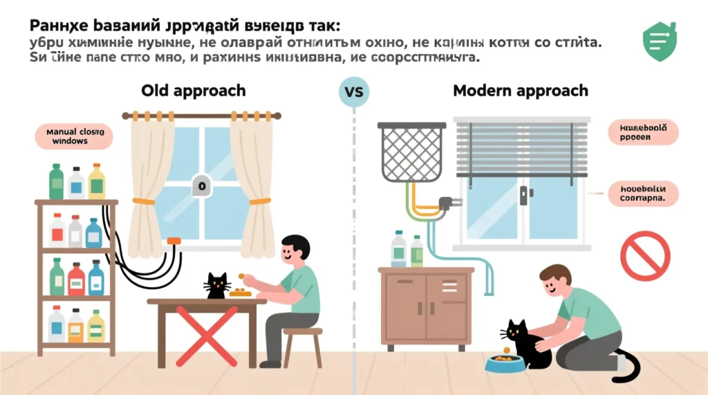 - Безопасный дом для кота: какие предметы и растения нужно убрать - иллюстрация