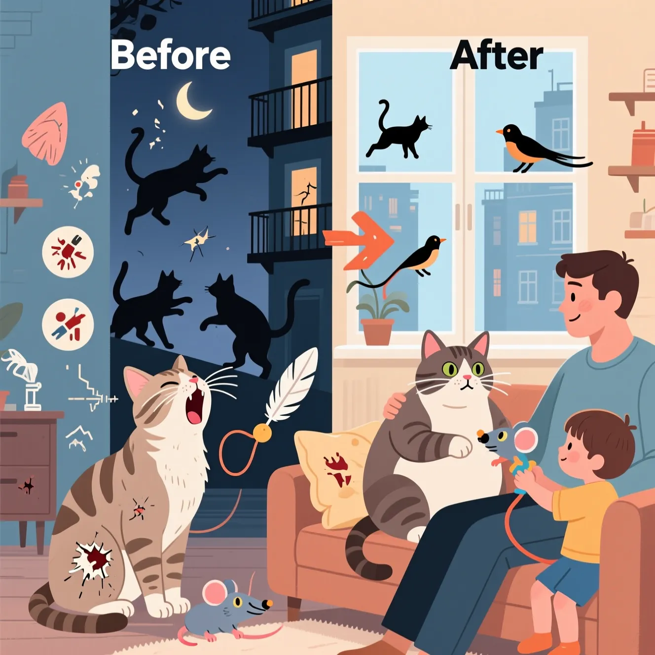 Стерилизация и кастрация котов: мифы, факты и польза для здоровья