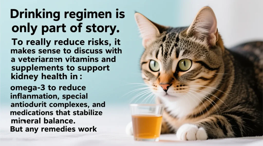 Питьевой режим у котов: как заставить питомца больше пить и избежать проблем с почками - иллюстрация