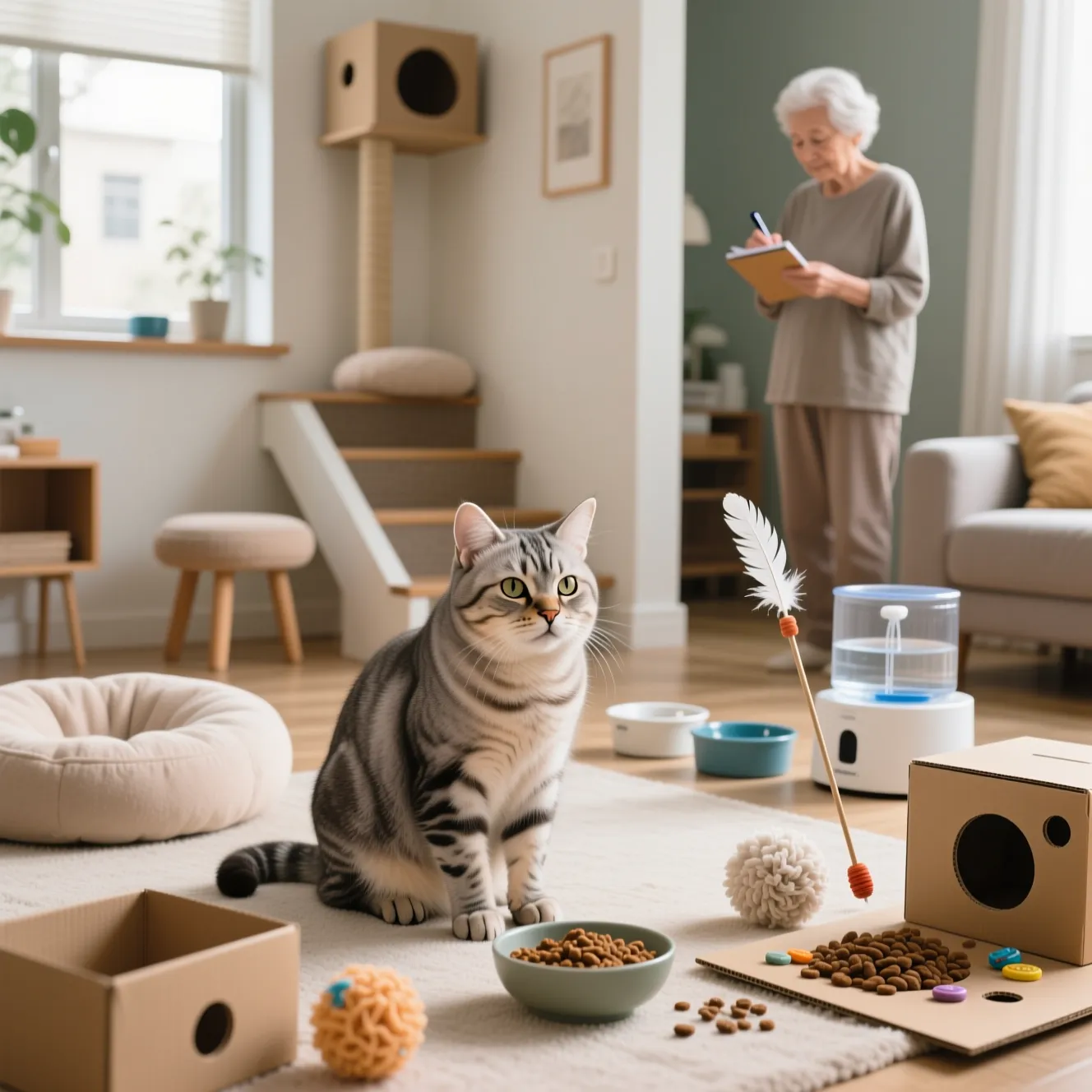 Как ухаживать за пожилым котом: кормление, игры и контроль здоровья