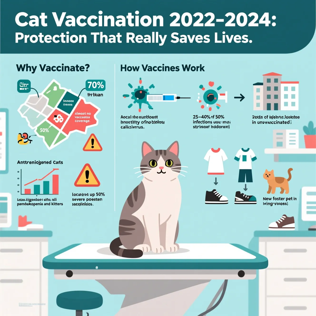 Вакцинация котов: какие прививки нужны и почему они действительно важны