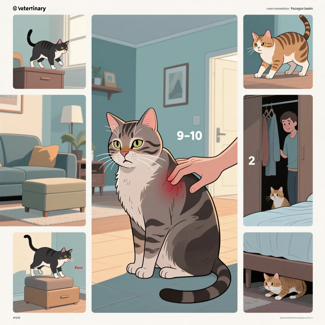 Как понять, что коту больно, если он ничего не показывает: главные признаки