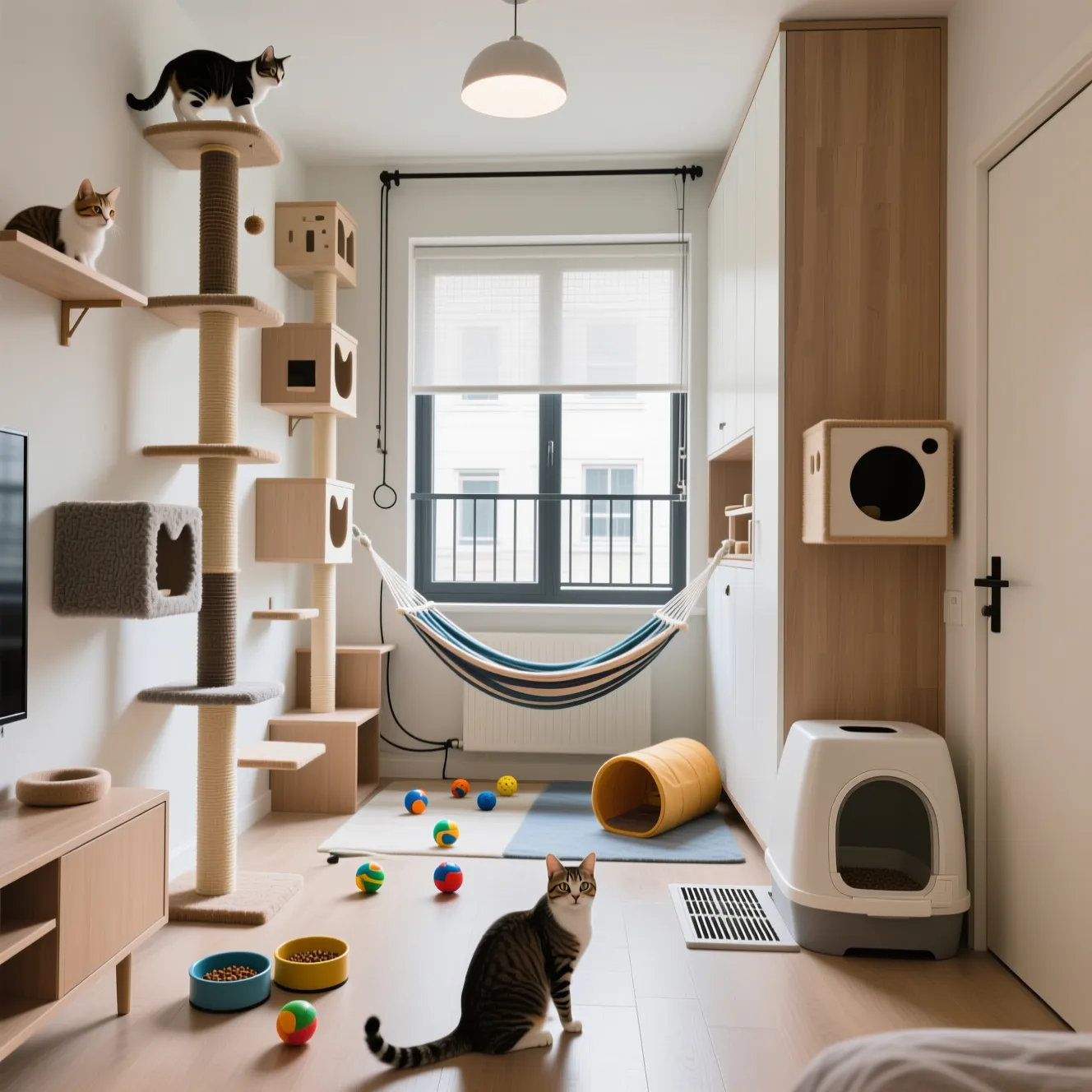 Как обустроить дом и интерьер, чтобы коту было безопасно и комфортно