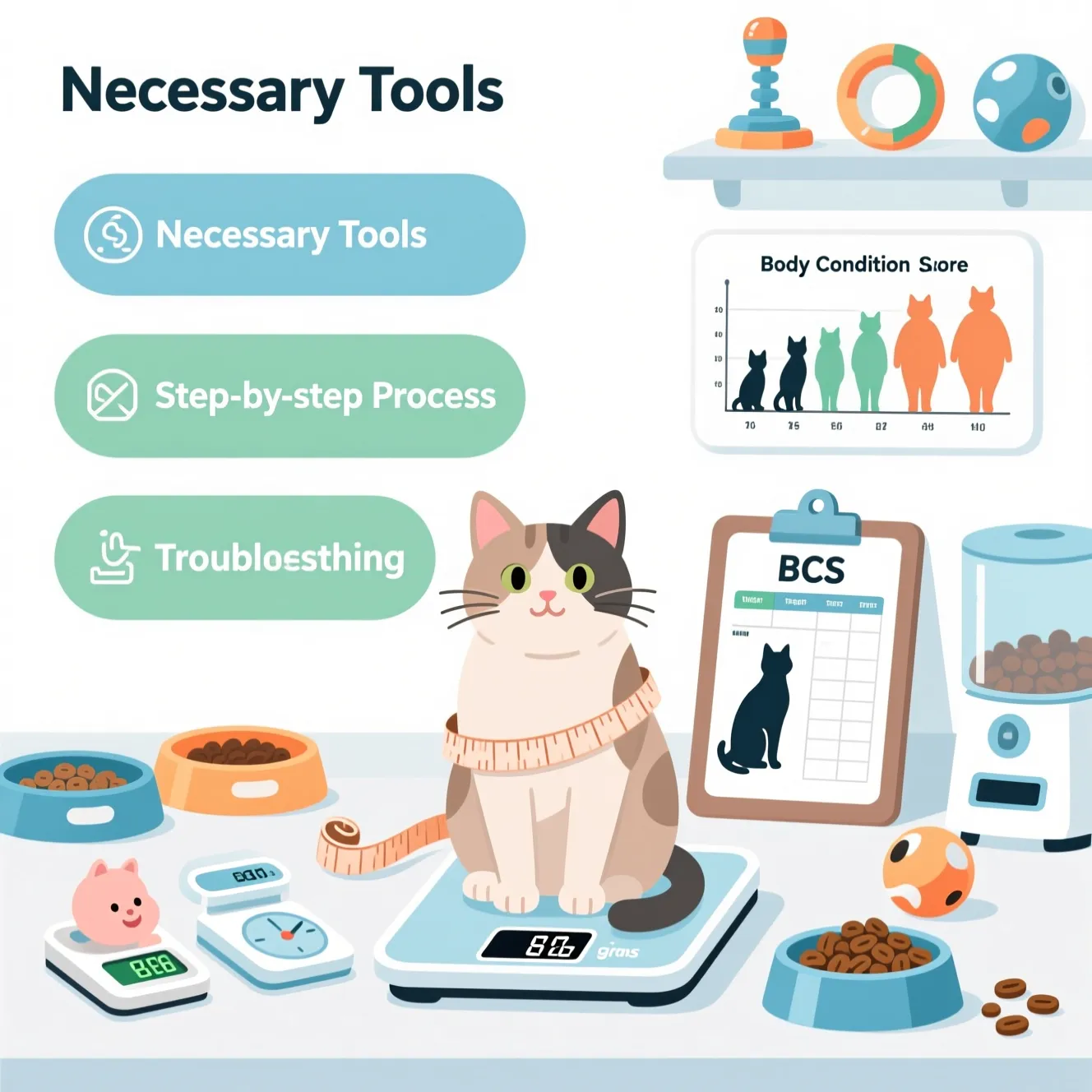 Контроль веса кота: как распознать ожирение и безопасно помочь похудеть