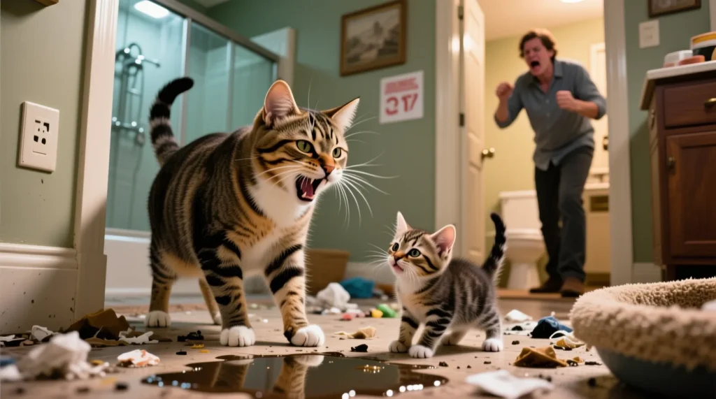 Стресс у котов: причины, признаки и способы успокоить животное - иллюстрация