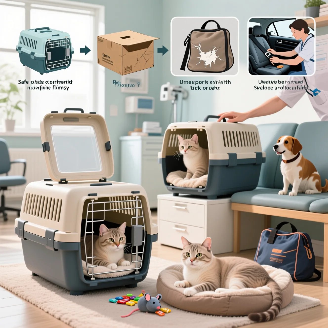 Как подготовить кота к визиту в ветклинику и снизить стресс при переноске