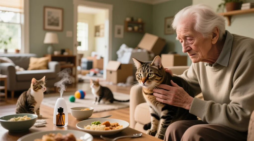 Пожилой кот: особенности ухода, анализы, питание и наблюдения дома - иллюстрация