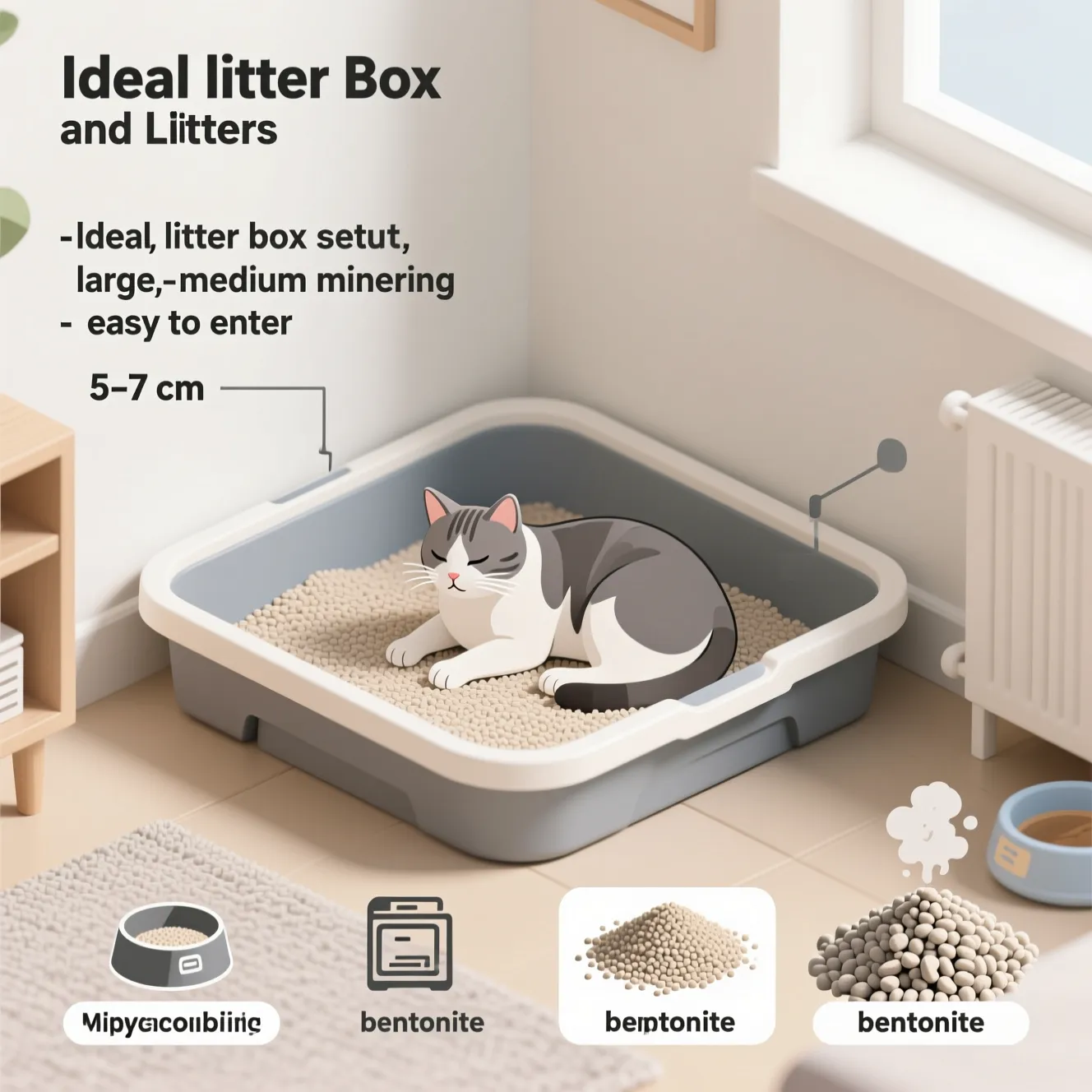 Кот и лоток: как выбрать наполнитель, приучить к туалету и решить проблемы