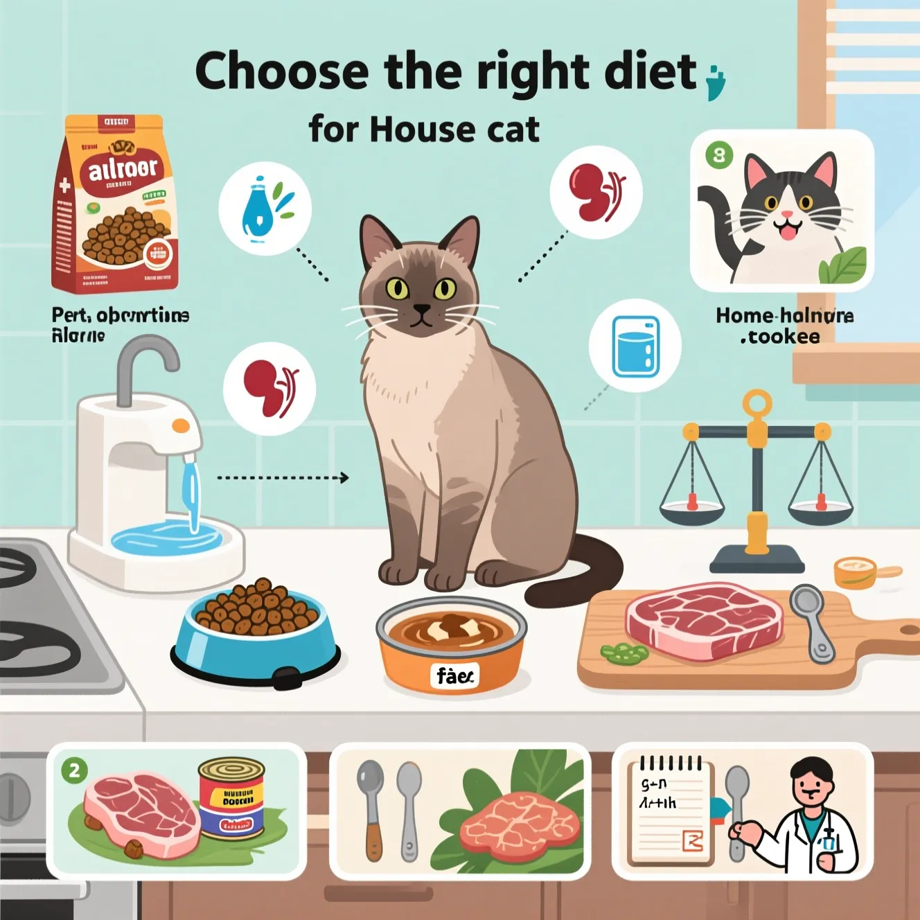 Правильное питание кота: что выбрать — сухой, влажный корм или натуральную еду