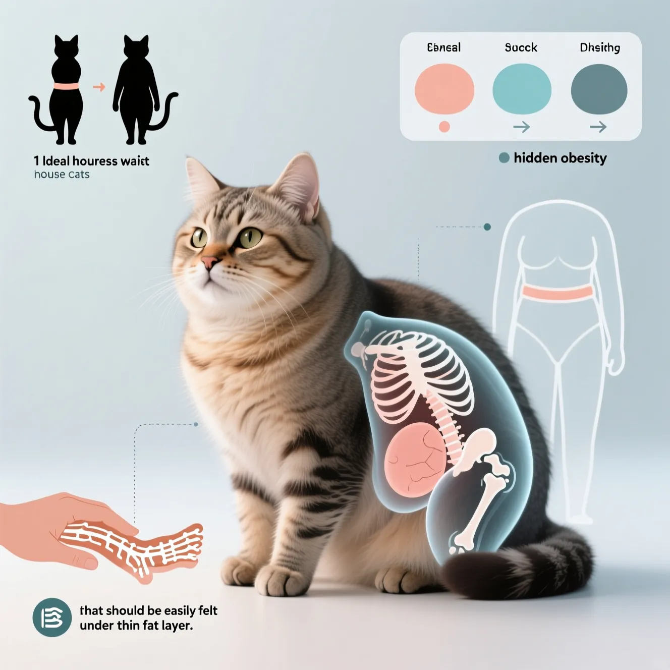 Скрытое ожирение у котов: как вовремя заметить проблему и чем оно опасно