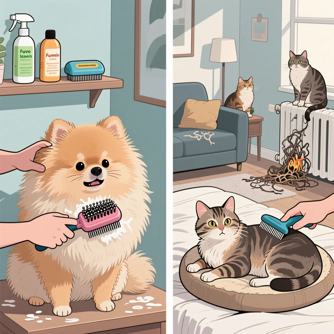 Ежедневный уход за шерстью кошки: как уменьшить линьку и предотвратить колтуны