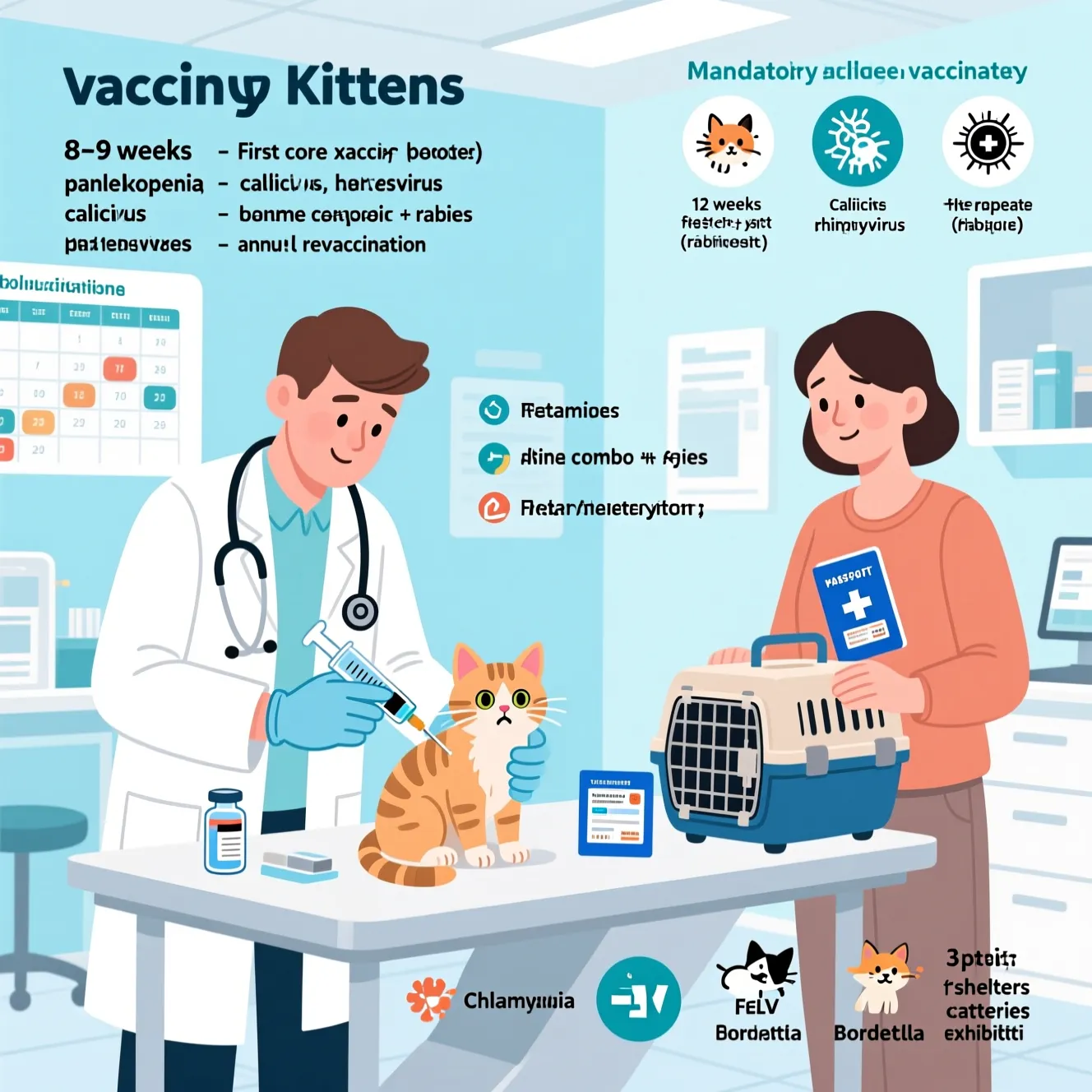 Вакцинация котов: какие прививки нужны и в каком возрасте их делать