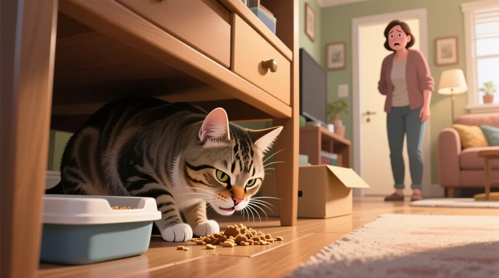 Как понять язык тела кота: сигналы стресса, удовольствия и боли - иллюстрация