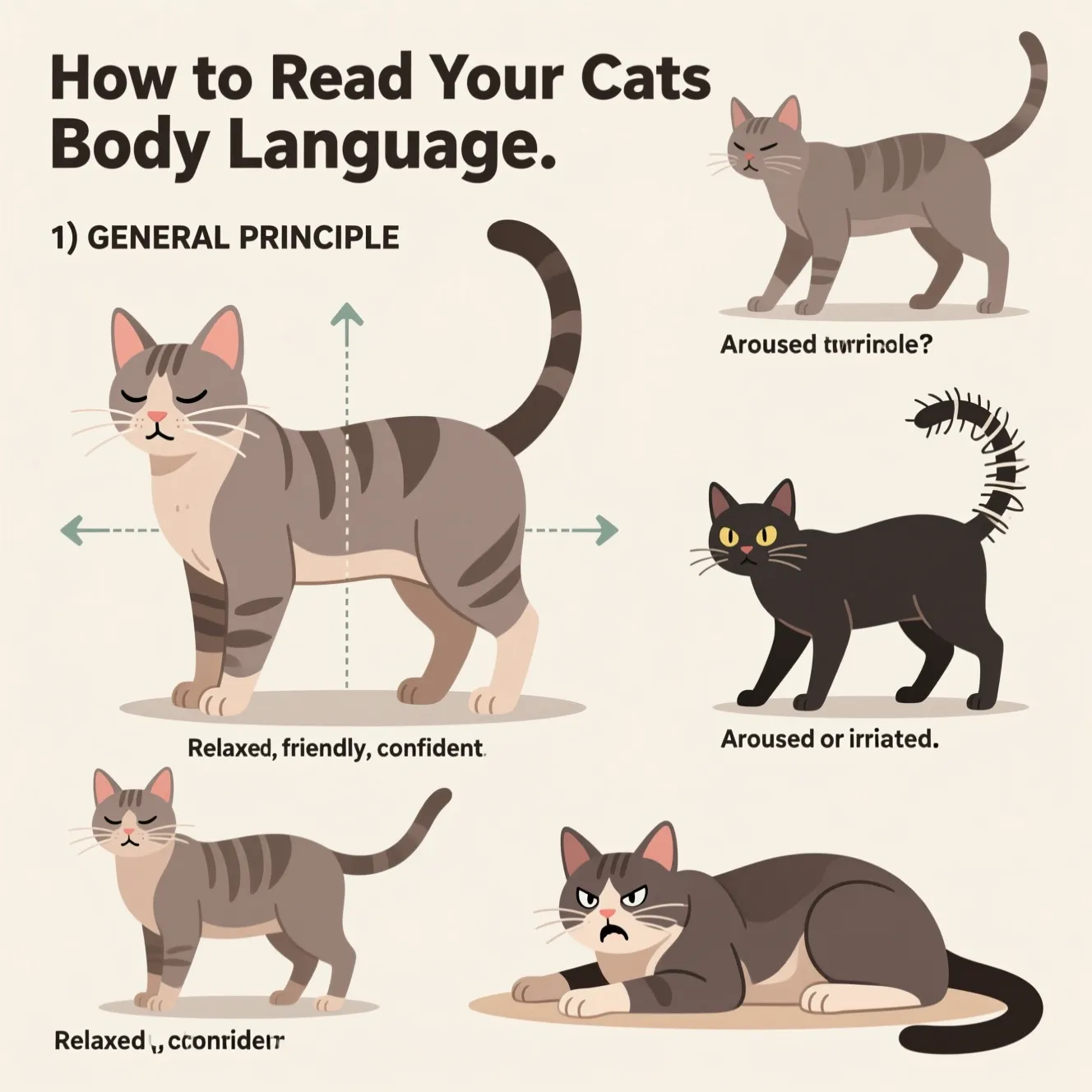 Как понять язык тела кота: распознаем сигналы стресса, удовольствия и боли