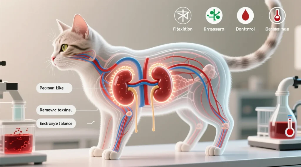 Как заметить ранние признаки болезней почек у котов - иллюстрация