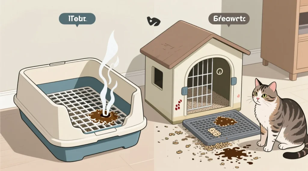 Как правильно подобрать наполнитель и лоток с учётом здоровья и характера кота - иллюстрация