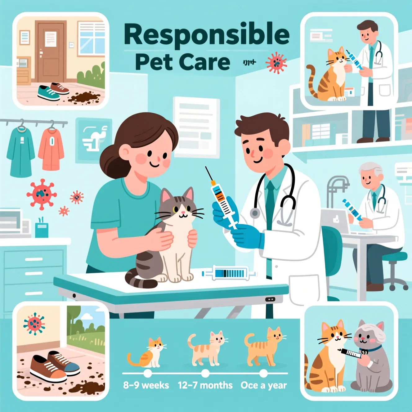 Вакцинация котов: обязательные прививки и оптимальный график по возрасту